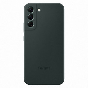 Samsung, S22+ Silicone Cover Forest Green