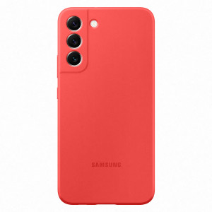 Samsung, S22+ Silicone Cover Glow Red