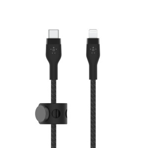 Belkin, USB-C To LTG_Braided Silicon 2M BLK