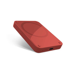 Epico,  4200mah Magnetic Wireless PowerBank Red