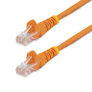 Startech, Orange Snagless Cat5e Patch Cable 0.5m