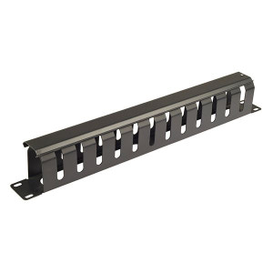4Cabling, 1RU 19 Cable Management Rail - 12 Slot