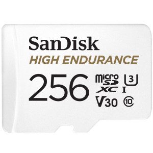 Sandisk, FC 256G High Endurance Micro-SD HC +AD