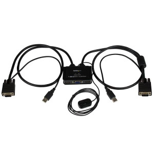 Startech, 2 Port USB VGA Cable KVM Switch