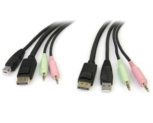 Startech, 6ft USB DisplayPort KVM Switch Cable