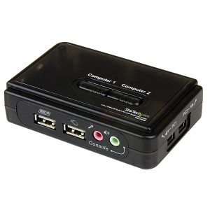 Startech, 2 Port USB KVM Switch w/ Audio & Cables