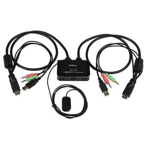 Startech, 2 Port USB HDMI Cable KVM Switch