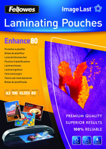 Fellowes, Laminating Pouch A3 2x80 micron (PK100)