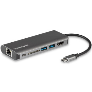 Startech, USB-C Multiport Adapter w/ SD - HDMI GbE