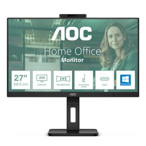 AOC, 27 IPS FHD Webcam DP HDMI 4 X USB
