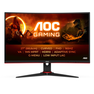 AOC, 27 Curved FHD 165Hz Gaming monitor