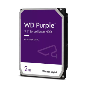 WD, HDD Int 2TB Purple SATA 3.5