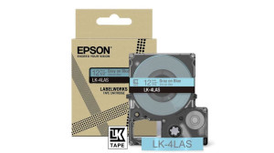 Epson, 4LAS Gray on Soft Blue Tape 12mm