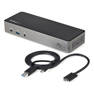 Startech, Hybrid USB-C USB-A Dock - Triple 4K 60Hz
