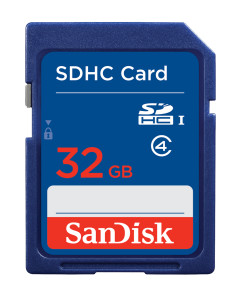 Sandisk, Flash Card 32GB Class 4 SD