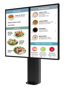Peerless, Digital Menu Board Kiosk For 2x OH55A