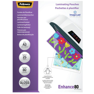 Fellowes, Il laminating Pouch 80MIC A3 25PK