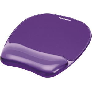 Fellowes, Crystal Gel Mousepad Wrist Support Prp
