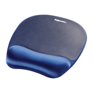 Fellowes, Memory Foam Mousepad Wrist Support Blu