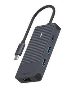 Rapoo, 4-in-1 USB-C Multiport Adapter