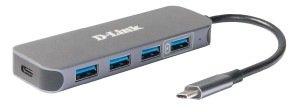 D-Link, USB-C To 4-Port USB 3.0 Hub