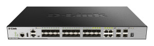D-Link, 20P SFP L3 Stackable Managed GB Switch