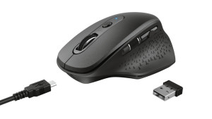 Trust, Ozaa Rechargeable Mouse Black