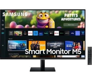 Samsung, 32" FHD Smart Monitor Speakers Remote