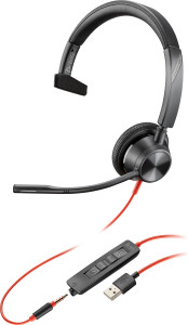 HP Inc, Poly Blackwire 3315 USB-A Headset