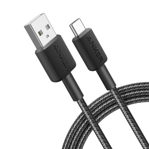 Anker, 322 USB-A - USB-C Cable Nylon 1.8M Black