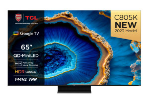 TCL, 65" QLED Mini LED TV 4K HDR Premium