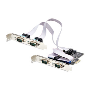 Startech, 4-Port Serial PCIe Card RS232/422/485