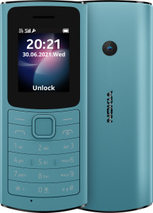 Nokia, 110 4G D.Sim - Aqua Blue