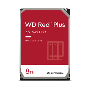 WD, HDD Int 8TB Red Plus SATA 3.5"