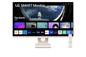 LG, 27" Smart WebOS 23 Monitor FHD IPS HDMI