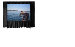 SAPPHIRE, Drapery Kit 2.4m 16:10 Format In Black