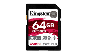Kingston, FC 64GB Canvas React Plus SD