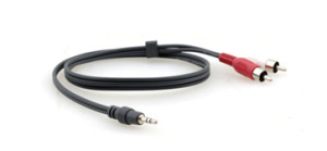 Kramer, 3.5mm (M) to 2 RCA (M) Breakout Cable