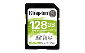 Kingston, FC 128GB CS Plus C10 UHS-I SD XC