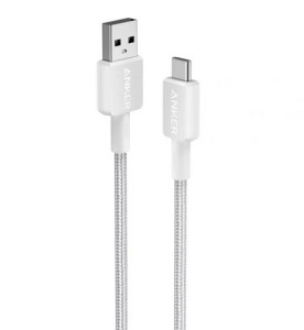 Anker, 322 USB-A ToUSB-C Cable Nylon 0.9M White