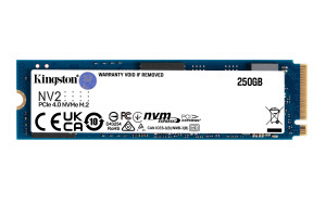 Kingston, SSD Int 250GB NV2 PCIe NVMe