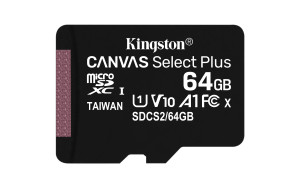 Kingston, FC 64GB CS Plus C10 A1 M-SD HC