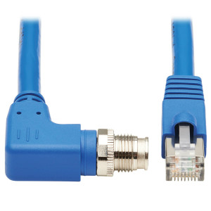 Tripp Lite, M12 Cat6a Ethernet Cable Blue 5 m