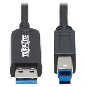 Tripp Lite, USB 3.2 PLENUM FIBER AOC A/B M/M BLK 15M