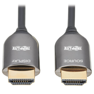 Tripp Lite, 8K HDMI PLENUM FIBER AOC UHD M/M BLK 20M