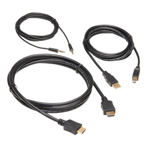 Tripp Lite, HDMI KVM Cable 4K USB 2.0 Audio Blk 1.8M