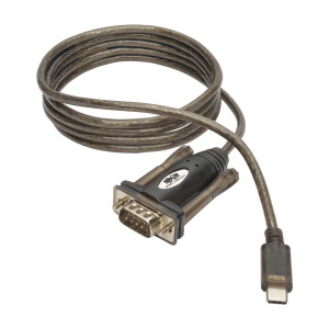 Tripp Lite, USB-C to DB9 Serial Adapter (M/M) 1.5M