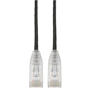 Tripp Lite, Cat6 Gigabit Snagless UTP Slim BLK 1.52m