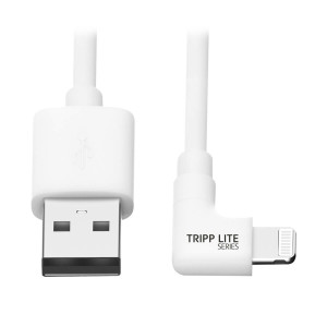 Tripp Lite, Lightning USB Charge Cable RA White 0.9M