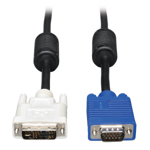 Tripp Lite, DVI to VGA Cable DVI-A Male-HD15M 10ft